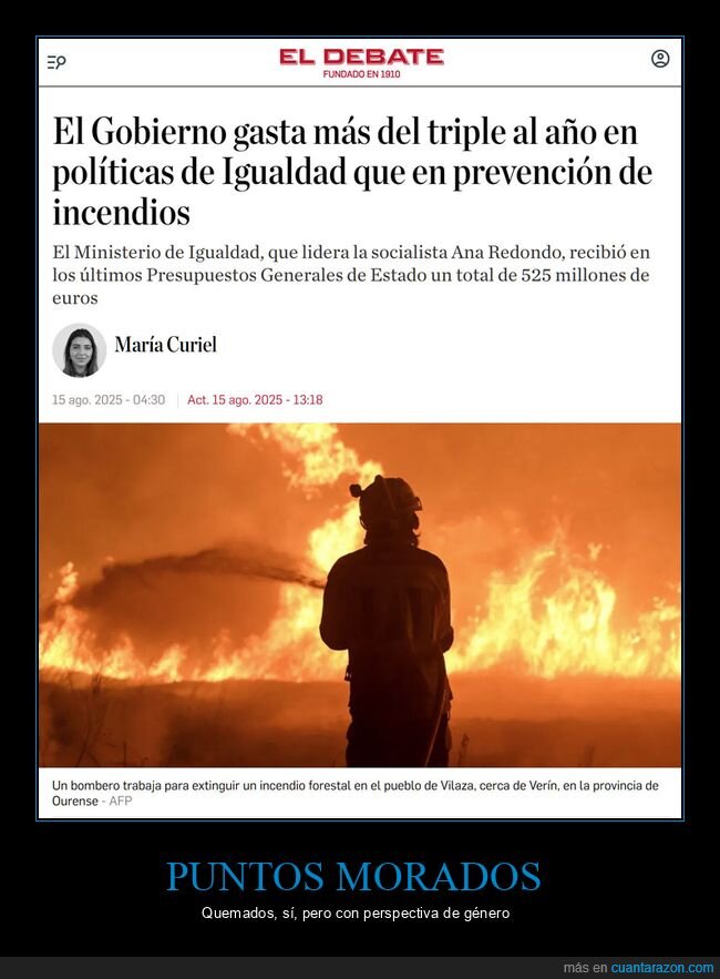 igualdad,incendios,gastar,gobierno