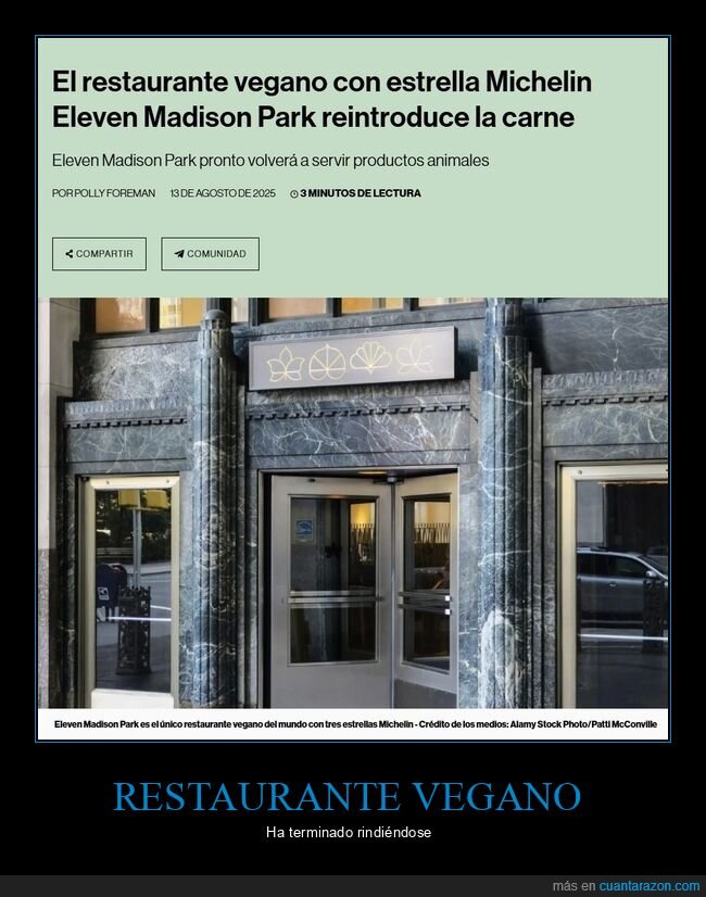 restaurante,vegano,carne