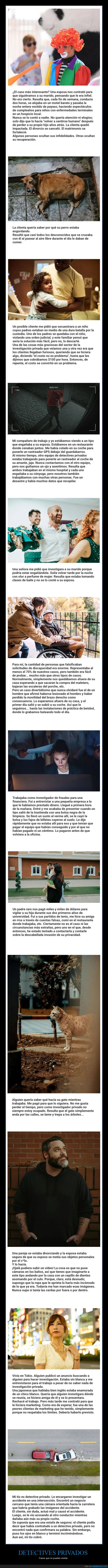 detectives privados,casos