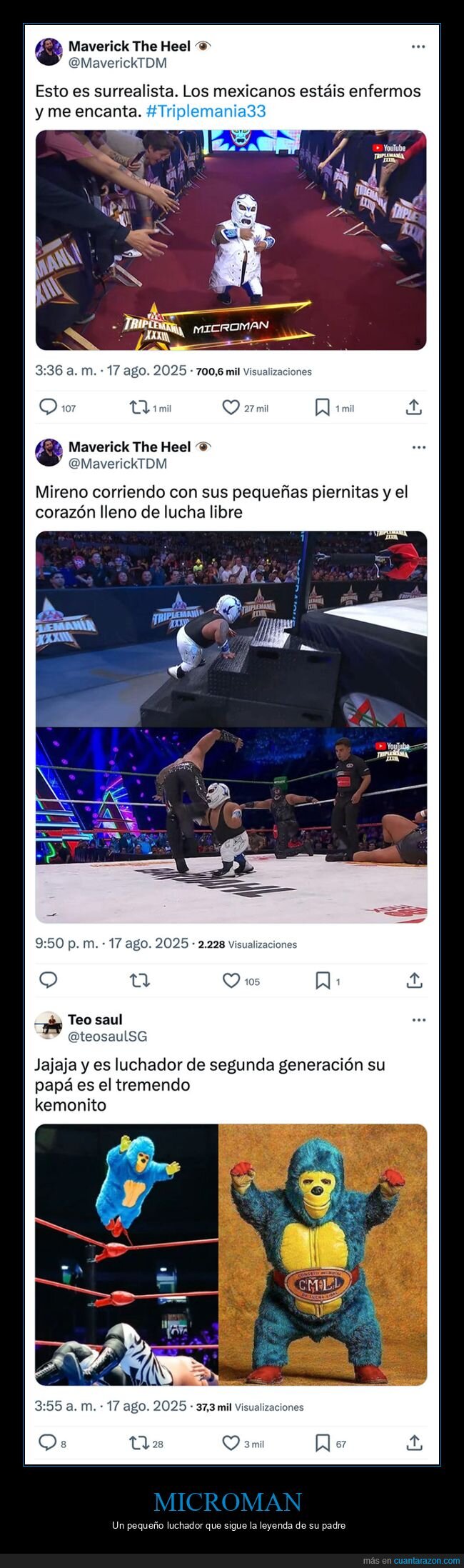 kemonito,luchadores,microman