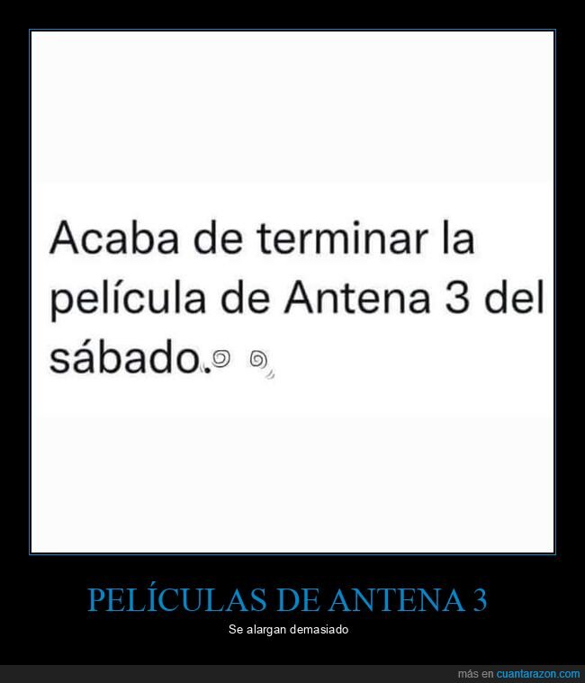 palícula,antena 3,terminar