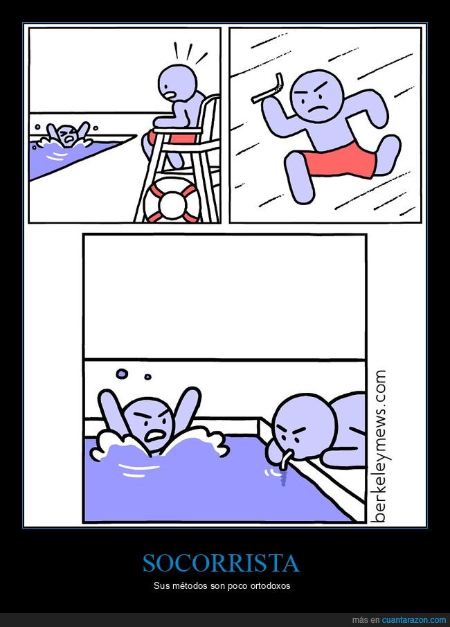 socorrista,piscina,pajita