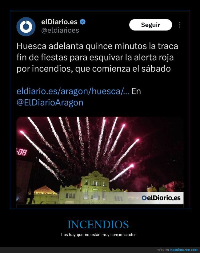 incendios,fuegos artificiales,huesca