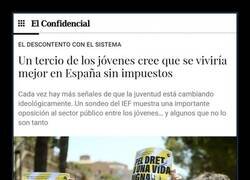 Enlace a La juventud no quiere pagar impuestos
