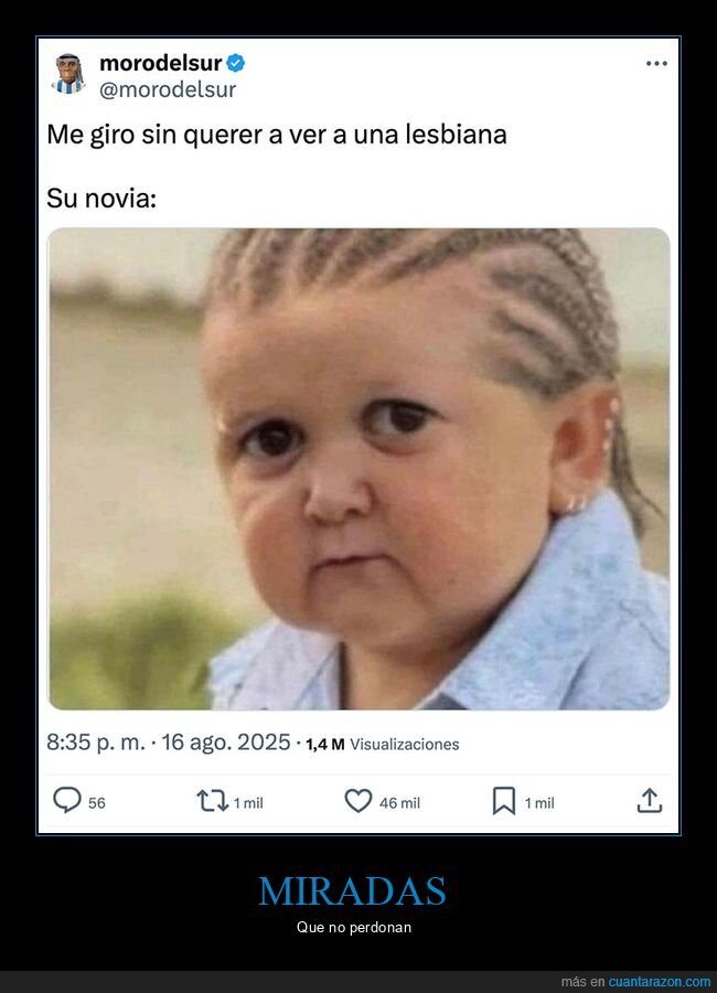 hasbulla,lesbiana,mirar,novia