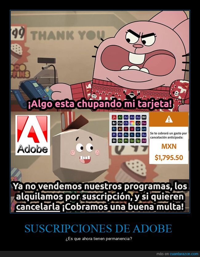 adobe,multa,suscripción