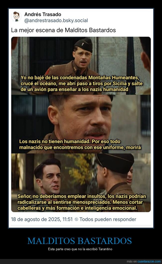 malditos bastardos,nazis,salvar al soldado ryan