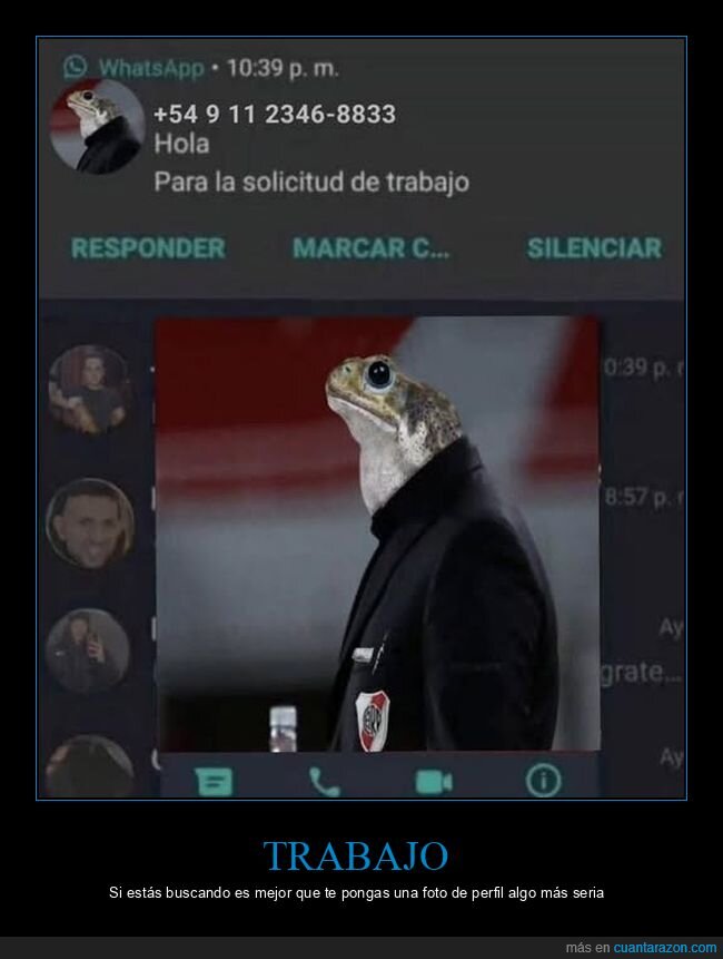 trabajo,solicitud,foto de perfil