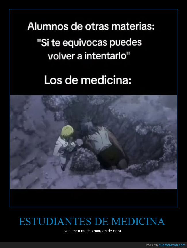 alumnos,equivocarse,medicina