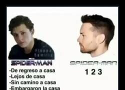 Enlace a Títulos de películas de Spiderman ahora y antes