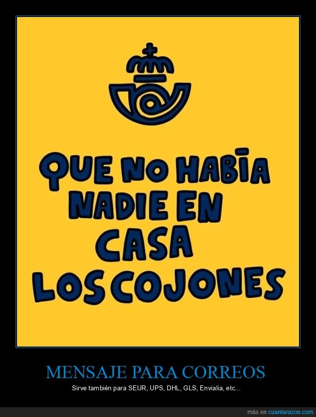 correos,nadie,casa