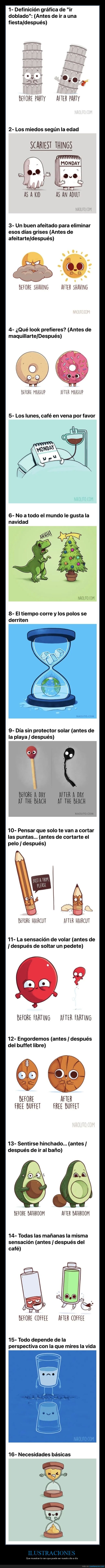 ilustraciones,día a día