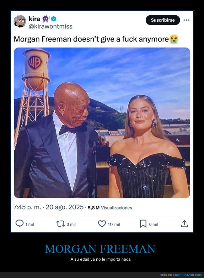 margot robbie,mirando,morgan freeman