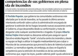 Enlace a La gestión de los incendios por parte de las comunidades gobernadas por el PP