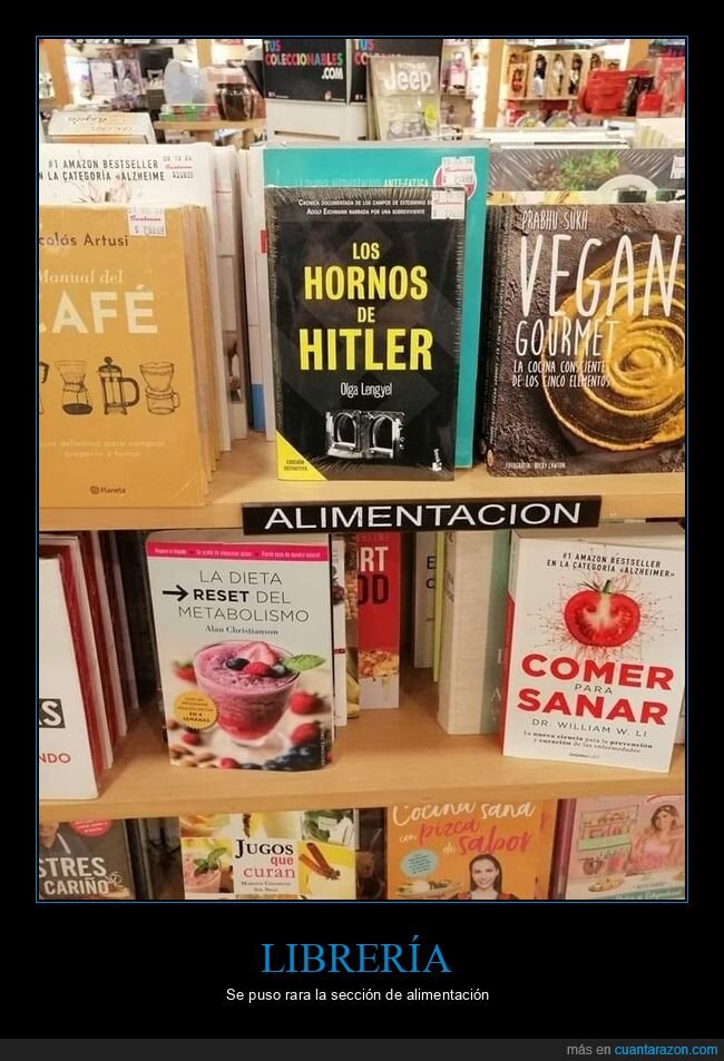 librería,libro,alimentación