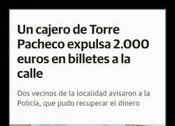 Enlace a Un cajero que regala dinero