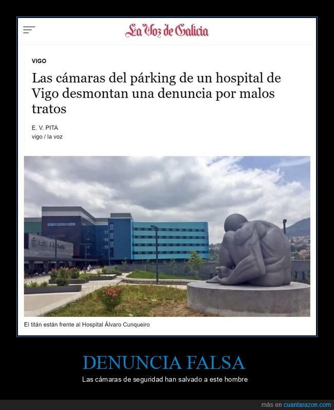 cámaras,párking,denuncia falsa