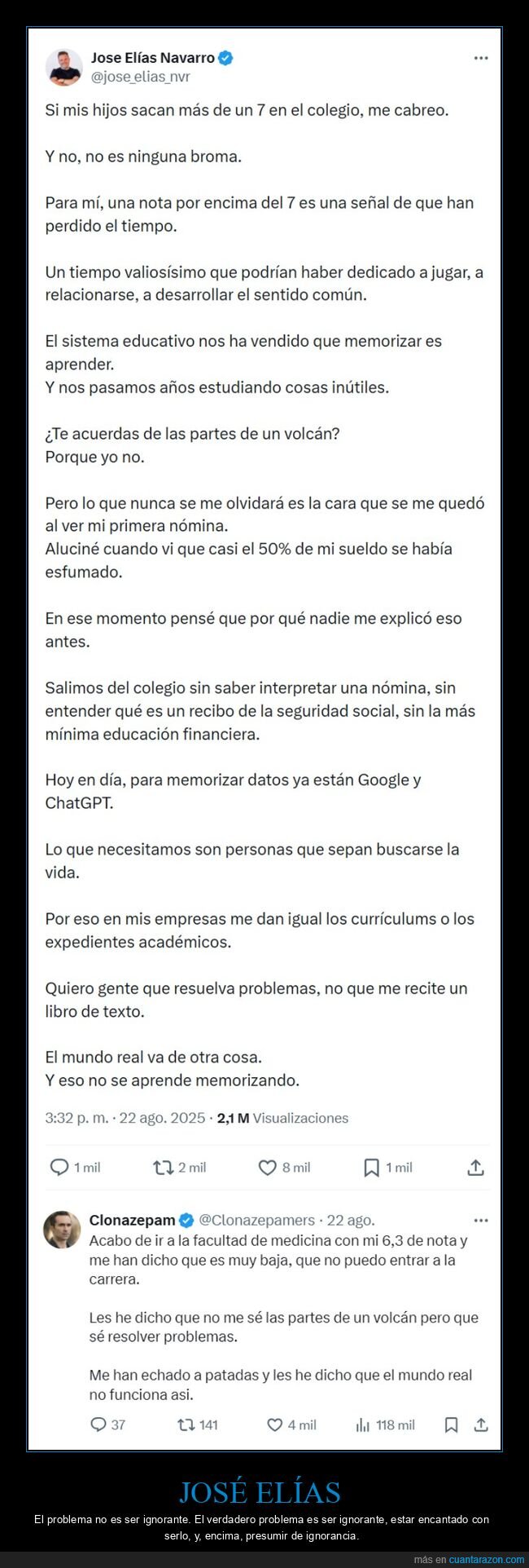 josé elías hijos,notas