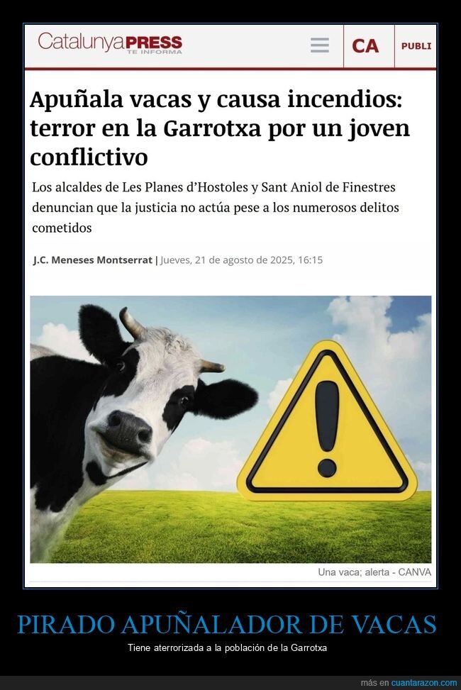 vacas,incendios,garrotxa