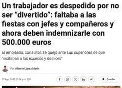 Enlace a Despedido por no ser divertido