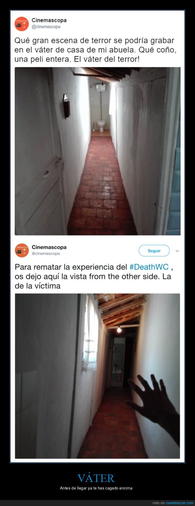 miedo,pasillo,váter