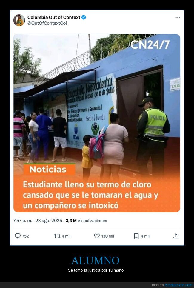 agua,cloro,estudiante,termo