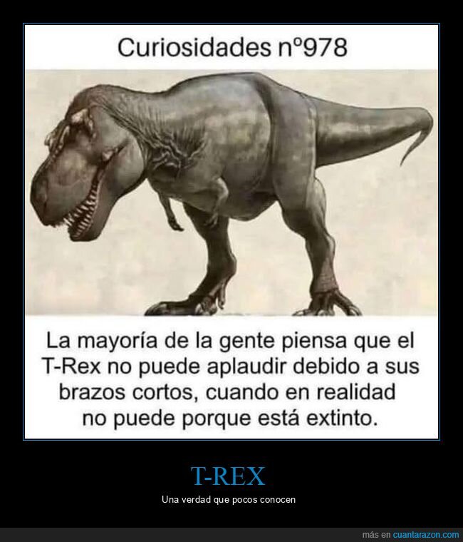 t-rex-aplaudir,extinto