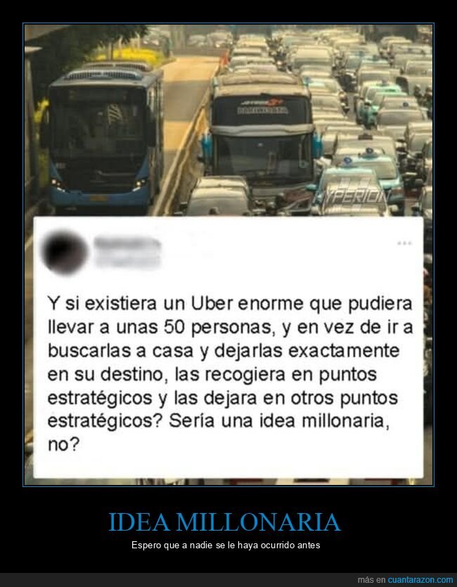 uber,autobús