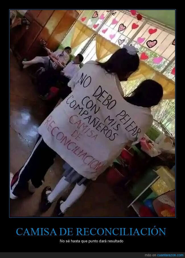 camisa de reconciliación,pelear,compañeros