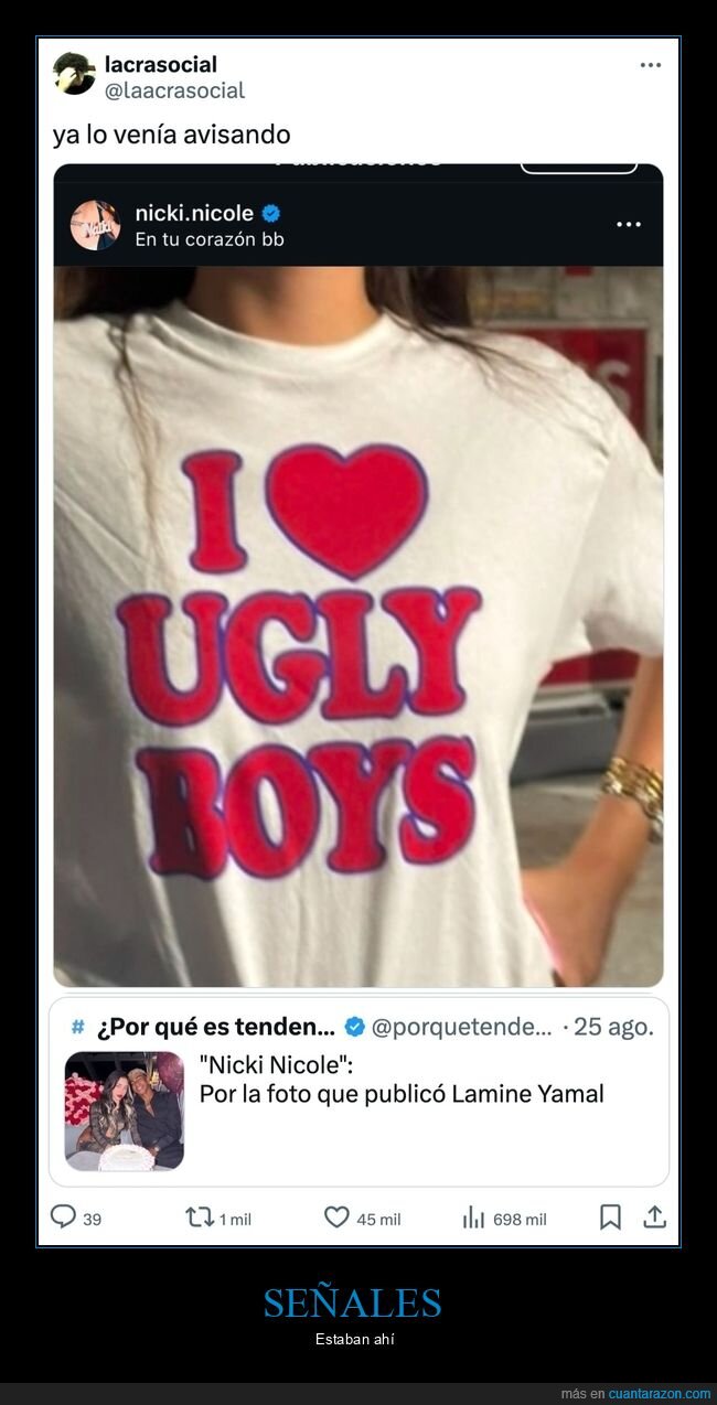 camiseta,feos,lamine yamal,nicki nicole