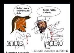 Enlace a Aquiles VS Odiseo