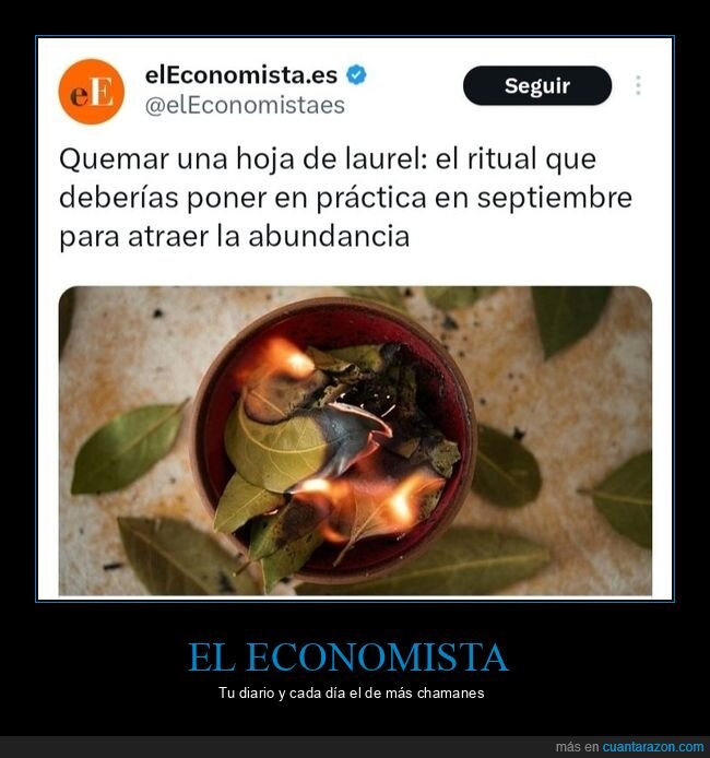 el conomista,laurel,quemar