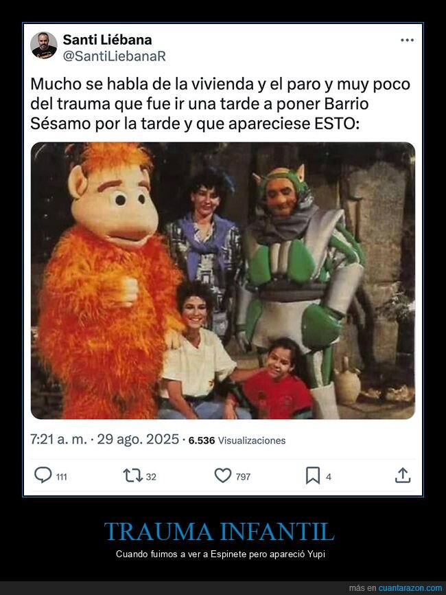 barrio sésamo,retro,yupi