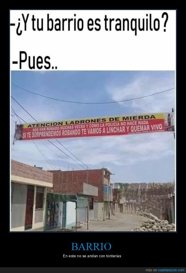 barrio,ladrones,pancarta,robar