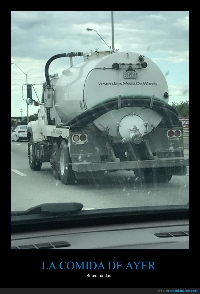 caca,camión,comida