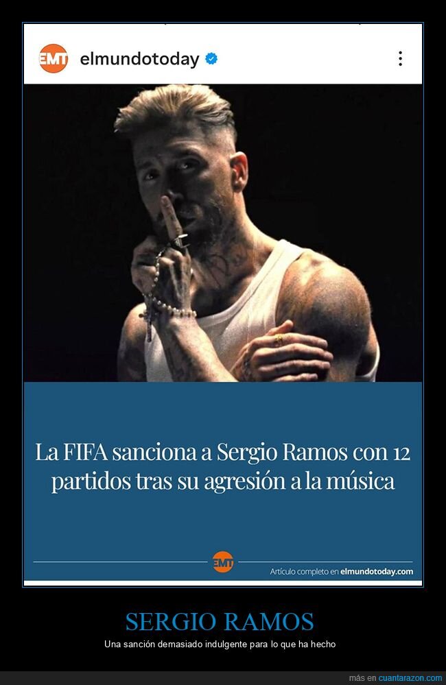 el mundo today,sergio ramos