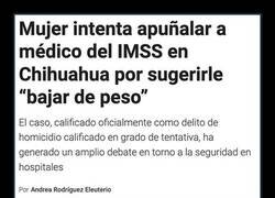 Enlace a No se tomó bien la sugerencia médica...