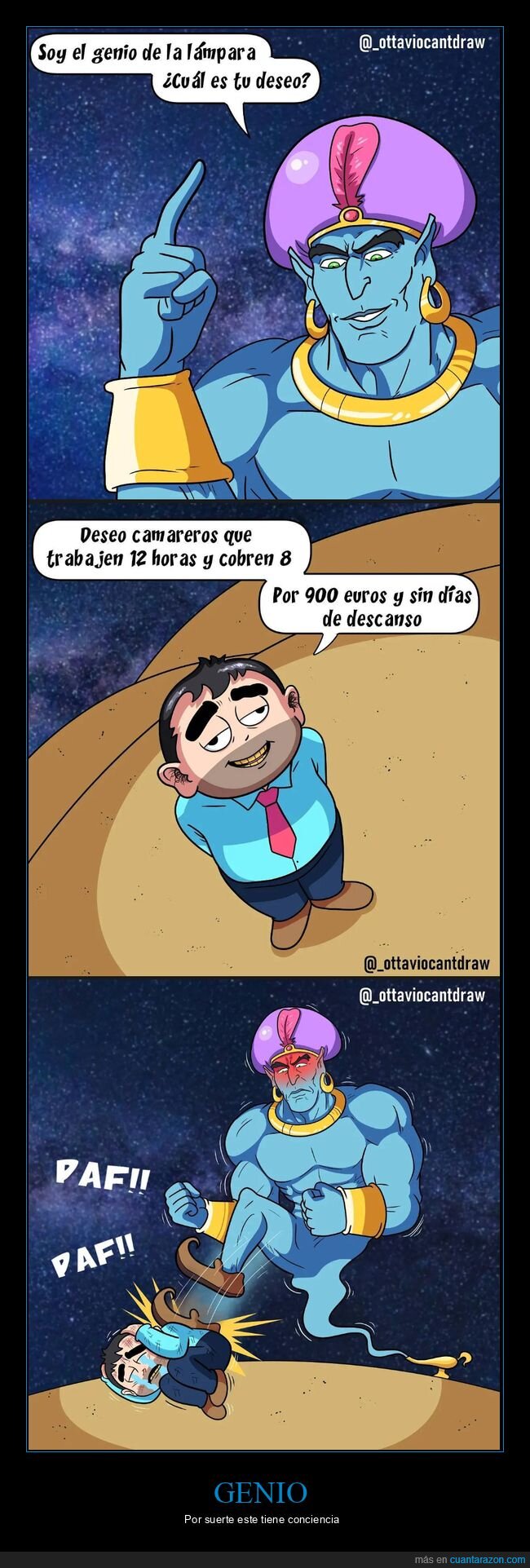 genio,deseo,hostelero