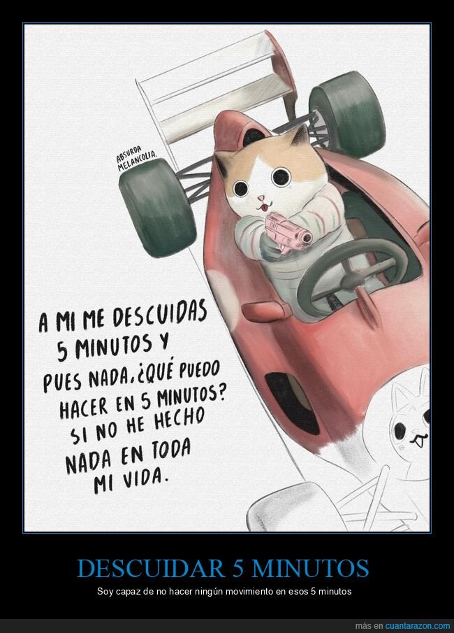 descuidar,5 minutos