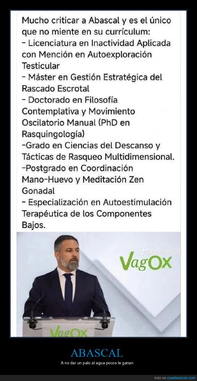 santiago abascal,vago,políticos