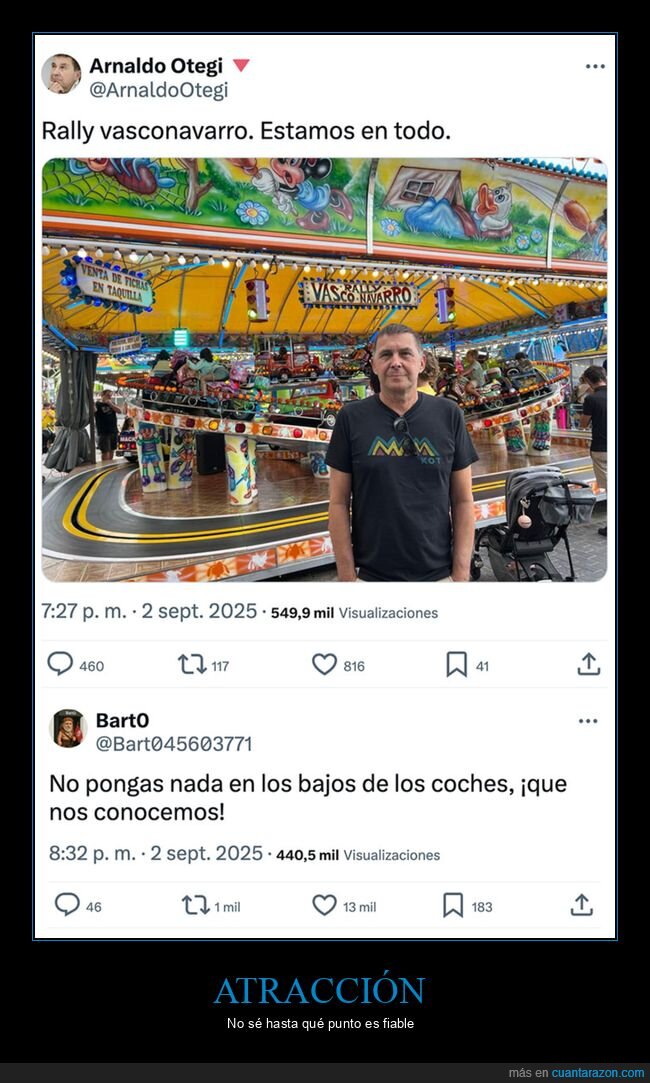 atracción,bajos,coches,feria,otegi