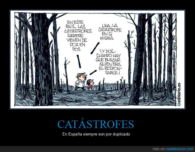 catástrofes,dos,responsables