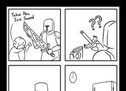 Enlace a La mítica espada de hielo