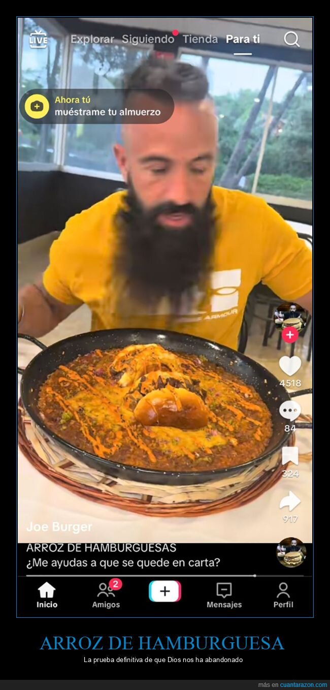 asco,hamburguesa,paella