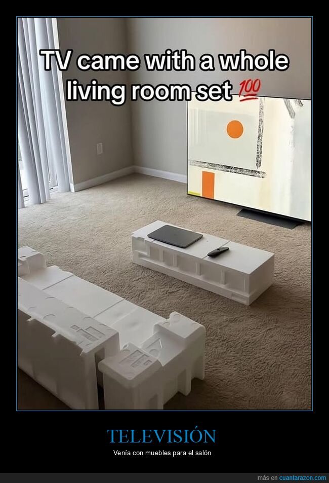 televisión,muebles