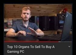 Enlace a Órganos que puedes vender para comprar un PC Gaming