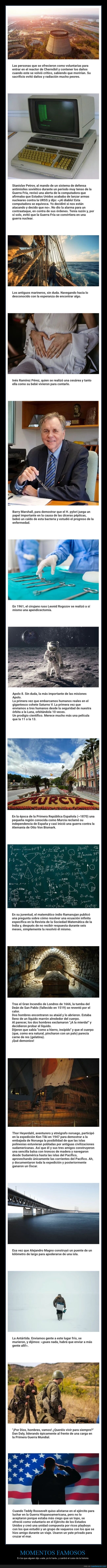 momentos famosos,historia