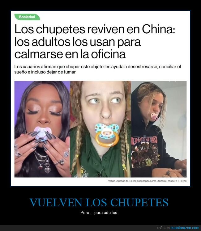 chupetes,adultos
