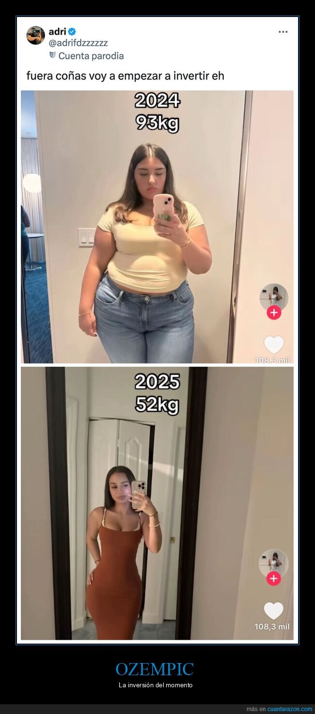 pérdida de peso,antes,después