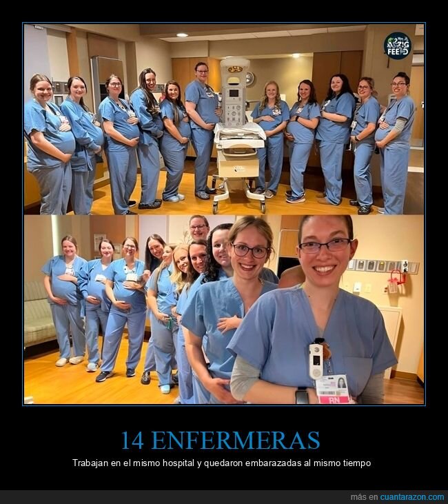 enfermeras,hospital,embarazadas